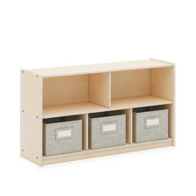 Guidecraft EdQ 2-Shelf 5-Compartment Storage - 24" - Image 4