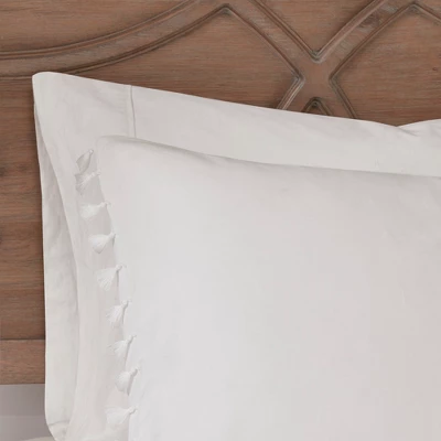 3pc Full/Queen Sula Cotton Comforter Set Ivory - Image 4
