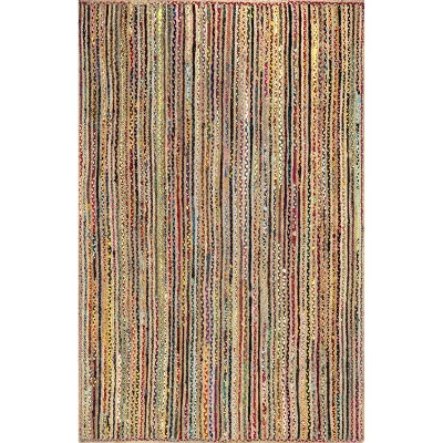 NuLOOM Aleen Bohemian Cotton/Jute Area Rug - Image 12