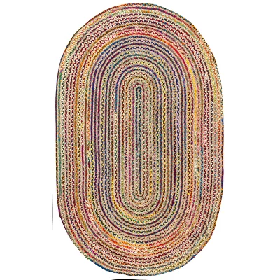 NuLOOM Aleen Bohemian Cotton/Jute Area Rug - Image 14