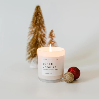 Sweet Water Decor Sugar Cookies 11oz White Jar Soy Candle - Image 2
