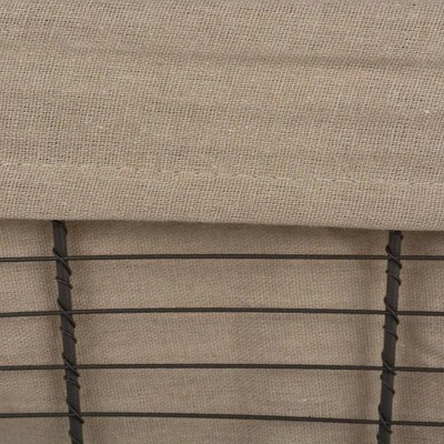 Design Imports Set Of 5 Vintage Gray Wire Liner Baskets Taupe