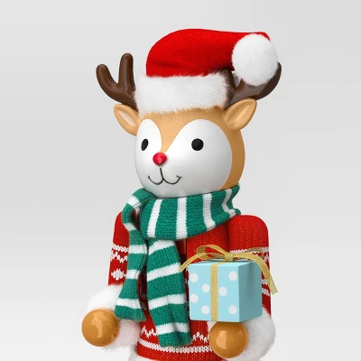 Winter Deer Nutcracker Figure - Wondershop™ - Image 2