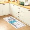 J&V TEXTILES 20" X 55" Oversized Cushioned Anti-Fatigue Kitchen Runner Mat (Always Be Grateful)