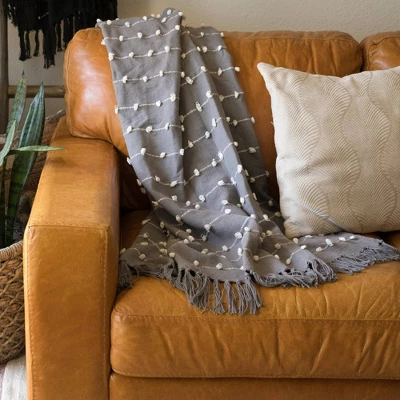 50"x60" Woven Loop Throw Blanket - Design Imports - Image 5