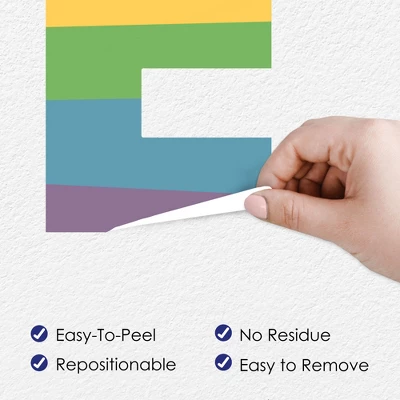 Big Dot Of Happiness So Many Ways To Be Human - Peel And Stick Pride Party Standard Banner Wall Decals - Pride - Image 3