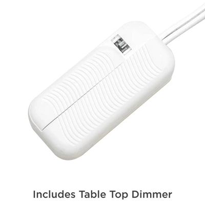 Regency Hill Luca Modern Table Lamps 25 1/2" High Set Of 2 Clear Glass With USB Charging Ports Dimmers White Fabric Drum Shade For Bedroom House Desk - Image 6