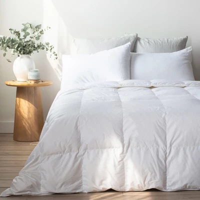 Lightweight Luxury White Duck Down Duvet Comforter Insert | BOKSER HOME - Image 11