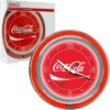 Coca-Cola Neon Clock With Two Neon Rings And Dynamic Ribbon