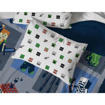 Saturday Park Minecraft Emblematic 100% Organic Cotton Bed Set - Image 5