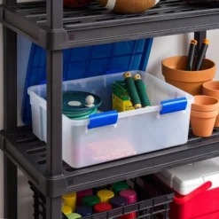 IRIS 26.5qt WeatherPro Plastic Storage Bin