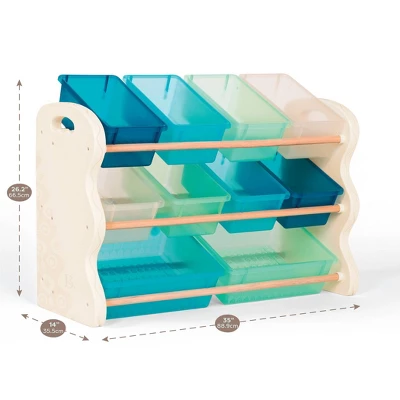 Totes Tidy Storage Bin Organizer Soft Sky - B. Spaces - Image 5
