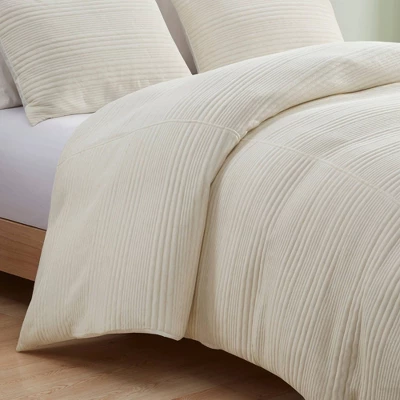 Urban Habitat Finley Knitted Jersey Duvet Cover Set - Image 2