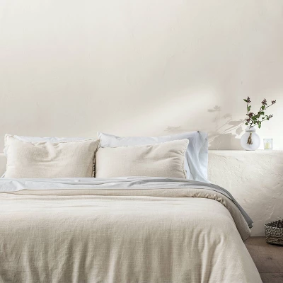 Heavyweight Linen Blend Comforter & Sham Set - Casaluna™ - Image 2