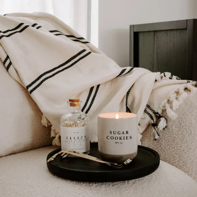 Sweet Water Decor Sugar Cookies 12oz Cream Stoneware Candle - Image 2