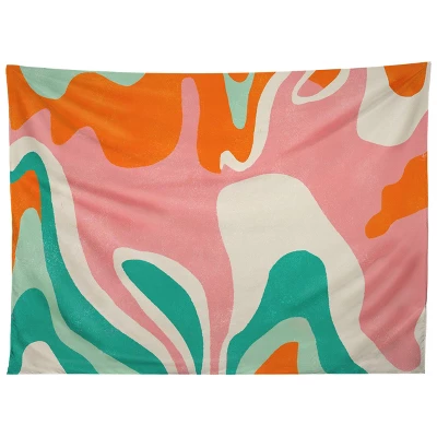 Sunshinecanteen Psychedelic Fleurs Tapestry - Society6 - Image 3