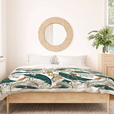 Holli Zollinger Orchid Garden Amora 100% Cotton Duvet Set - Deny Designs - Image 2