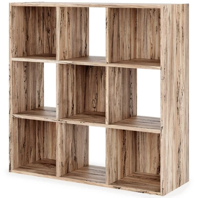 35.43" Piperton 9 Cube Organizer Natural - Signature Design By Ashley - Image 3