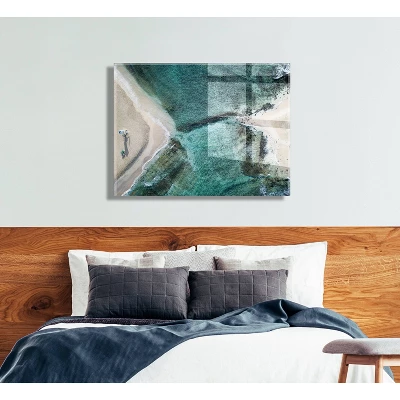 23" X 31" Poipu Beach Kauai By Rachel Dowd Floating Acrylic Unframed Wall Canvas - Kate & Laurel All Things Decor - Image 5