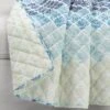 50"x60" Medallion Ombre Throw Blanket Blue/Navy Single - Lush Décor