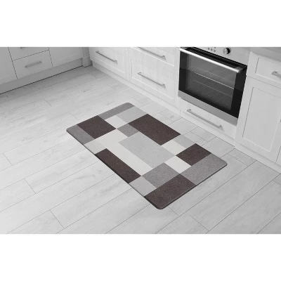 World Rug Gallery Modern Boxes Design Anti Fatigue Standing Mat - Image 5