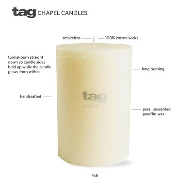 Tagltd Mini Pillar 2X2 Candles Set Of 4 - Image 3