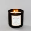 12oz Black Glass Jar 2-Wick Candle Sweet Tobacco - The Collection By Chesapeake Bay Candle