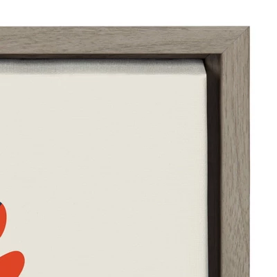 18" X 24" Sylvie Snail Framed Canvas Wall Art By Rachel Lee Gray - Kate And Laurel - Image 2