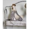 13" X 8" Magnesium Oxide Country Polystone Chicken Garden Sculpture Gray - Olivia & May