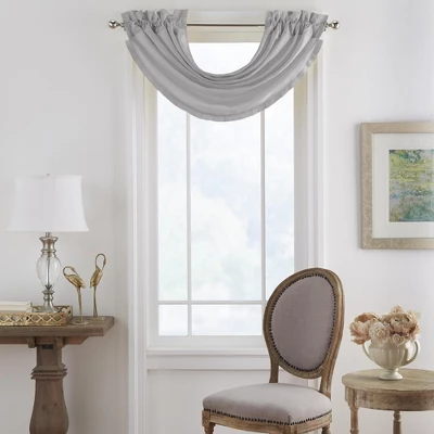 Versailles Faux Silk Waterfall Window Valance - 52" X 36"- Elrene Home Fashions - Image 6
