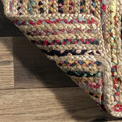 NuLOOM Aleen Bohemian Cotton/Jute Area Rug - Image 6