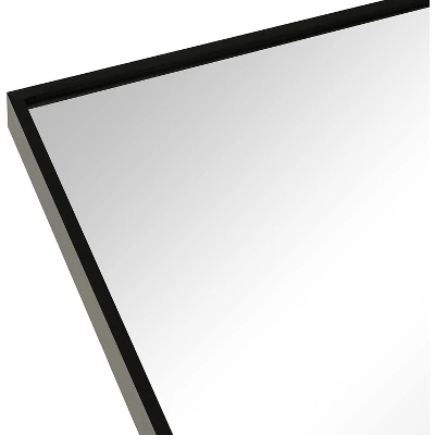 Serio 30"x 20" Arch Top Aluminum Alloy Framed Rectangular Bathroom Mirrors - The Pop Home - Image 6