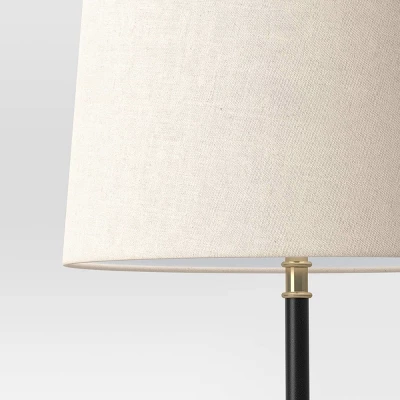 Traditional Three Leg Floor Lamp Black (Includes LED Light Bulb) - Threshold™ - Image 3