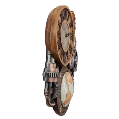 Design Toscano Gears Of Time Sculptural Wall Clock: Large - Image 6