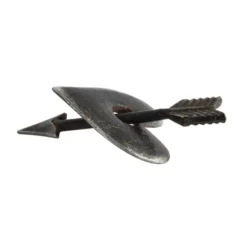 10" X 4.5" Metal Heart And Arrow Accent Piece - Storied Home