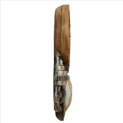 Design Toscano Gears Of Time Sculptural Wall Clock: Large - Image 5