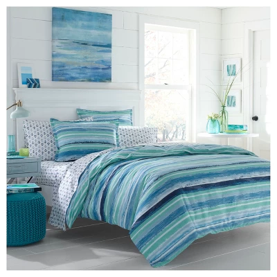 Aqua Alex Duvet Cover Set - Poppy & Fritz® - Image 5