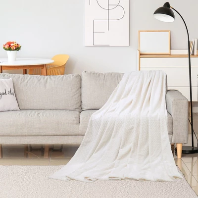 PiccoCasa New Luxury Leaves Fulls Fleece Warm Large Sofa Throw Blankets - Image 2