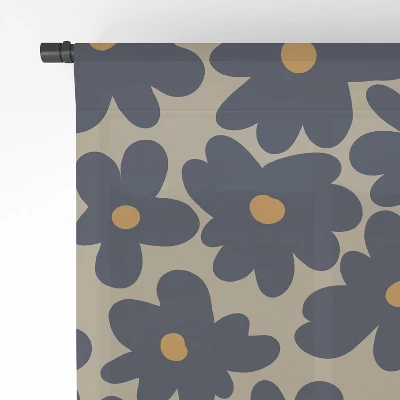 Miho Mini Floral Garden Single Panel Sheer Window Curtain - Deny Designs - Image 3