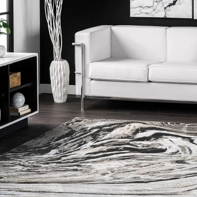 NuLOOM Drea Marble Abstract Area Rug - Image 8