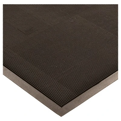 HomeTrax Rubber Brush Doormat - Black (32"x39") - Image 6