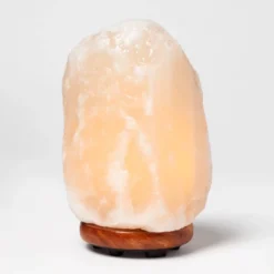 Glow Natural Salt Table Lamp White – Himalayan Glow
