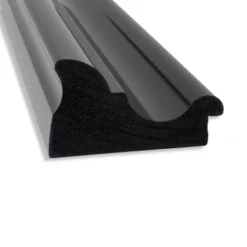 20" X 54" Non-Beveled Colonial Black Full Length On The Door Mirror - Amanti Art