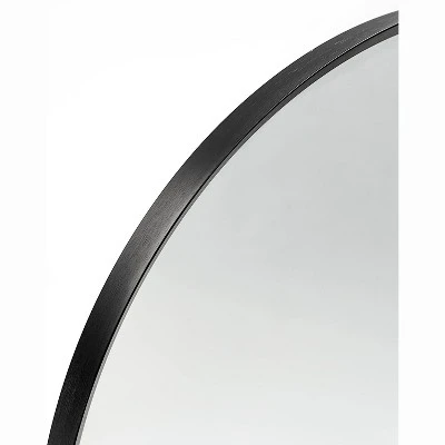 Serio 30"x 20" Arch Top Aluminum Alloy Framed Rectangular Bathroom Mirrors - The Pop Home - Image 5