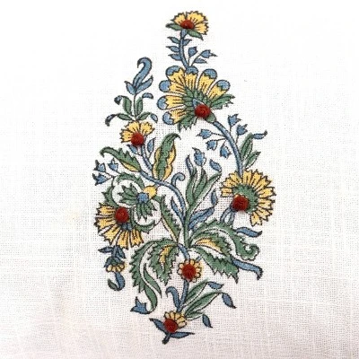 20"x20" Oversize Vintage Square Throw Pillow Cover White - Rizzy Home - Image 2