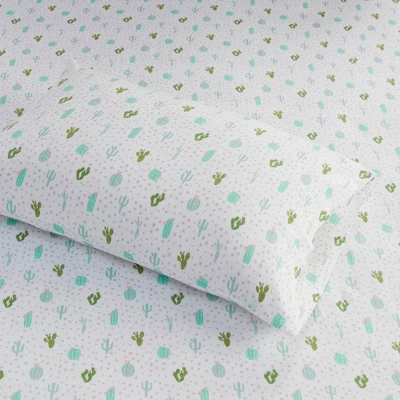 Printed Cotton Flannel Sheet Set