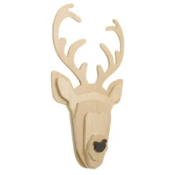 Little Love By NoJo Natural Wood Wall Decor - Deer 3D