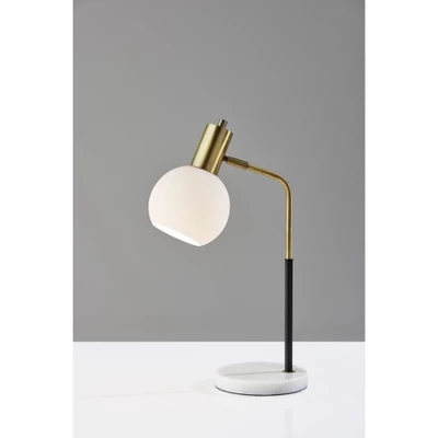 Corbin Desk Lamp Antique Brass Black - Adesso - Image 2