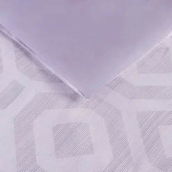 Skyler Textured Geometric Antimicrobial Bedding Set - Serta