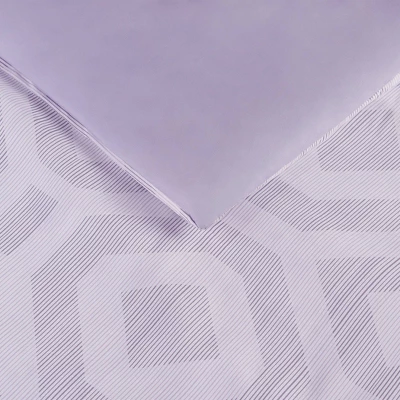 Skyler Textured Geometric Antimicrobial Bedding Set - Serta